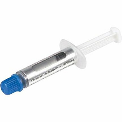 StarTech Thermal Paste, Metal Oxide Compound, Re-sealable Syringe (1.5g), Cpu Heat Sink Thermal Grease Paste (SILVGREASE1)