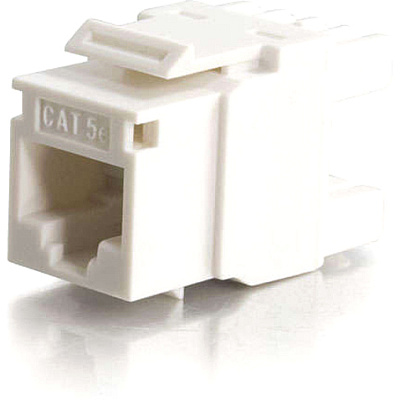 C2G Cat 5e Rj45 Keystone Jack White (03791)