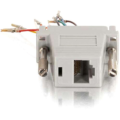 C2G Rj45/db15f Modular Adapter - Grey (02925)
