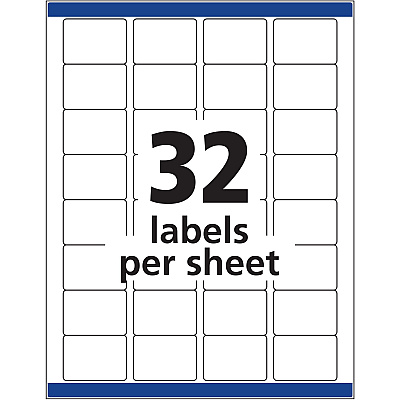 Avery Laser Inkjet Printer Permanent ID Labels (AVE6570)