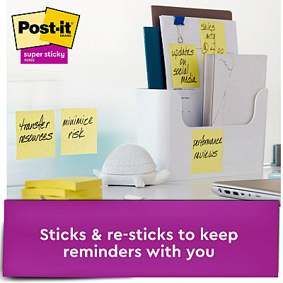 Post-it Super Sticky Notes (MMM65424SSCP)