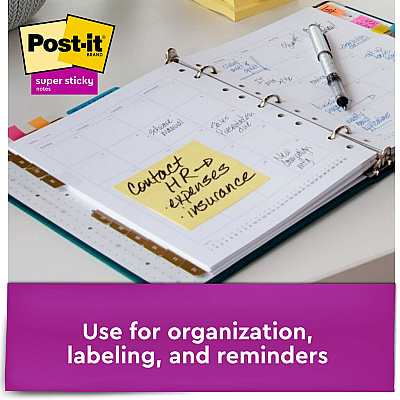 Post-it Super Sticky Notes (MMM65424SSCP)