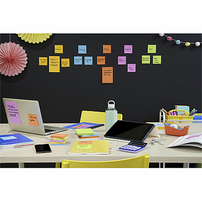 Post-it Super Sticky Dispenser Notes - Energy Boost Color Collection (MMMR3306SSUC)