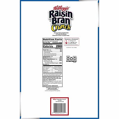 Kellogg's Raisin Bran Crunch Cereal-in-a-Cup (KEB01474)