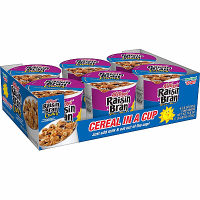 Kellogg's Raisin Bran Crunch Cereal-in-a-Cup (KEB01474)