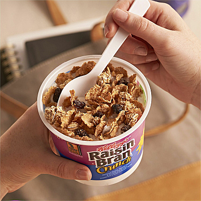 Kellogg's Raisin Bran Crunch Cereal-in-a-Cup (KEB01474)