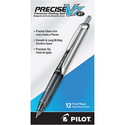 Pilot Precise V7 RT Fine Premium Retractable Rolling Ball Pens (PIL26067)