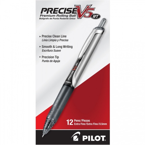 Pilot Precise V5 RT Extra-Fine Premium Retractable Rolling Ball Pens (26062)