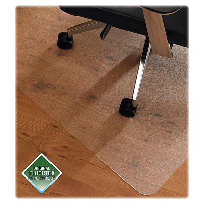 Cleartex Polycarbonate Rectangular Chair Mat for Carpets up to 1/2" - 48" x 79" (FLR1120023ER)