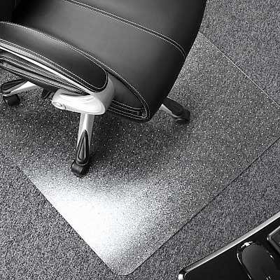 Floortex Ultimat Polycarbonate Rectangular Chair Mat for Carpets up to 1/2" - 48" x 53" (FLR1113423ER)
