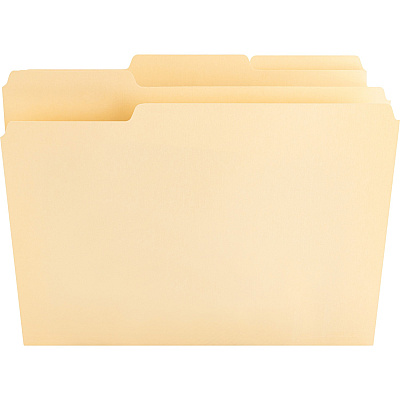 Nature Saver 1/3 Tab Cut Letter Recycled Top Tab File Folder (NAT00836)