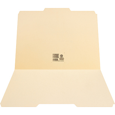 Nature Saver 1/3 Tab Cut Letter Recycled Top Tab File Folder (NAT00836)