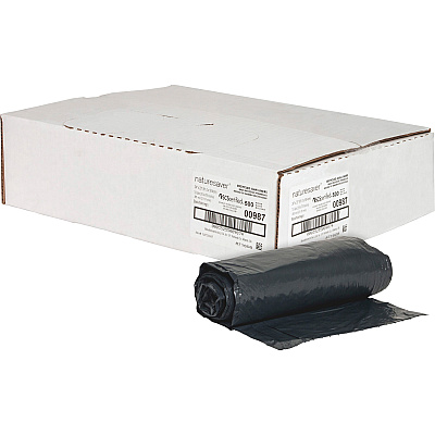 Nature Saver Black Low-density Recycled Can Liners (NAT00987)