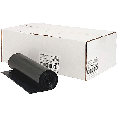Nature Saver Black Low-density Recycled Can Liners (NAT00996)