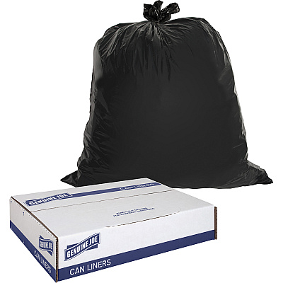 Genuine Joe Heavy-Duty Trash Can Liners (GJO01532)