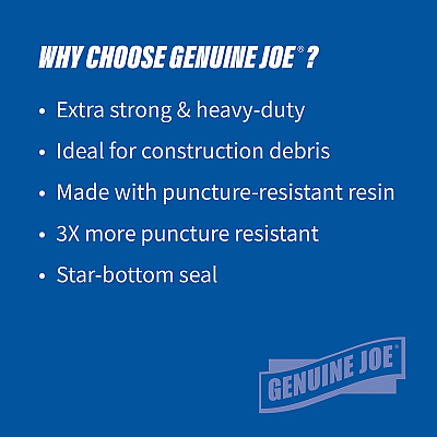 Genuine Joe Heavy-Duty Trash Can Liners (GJO01534)