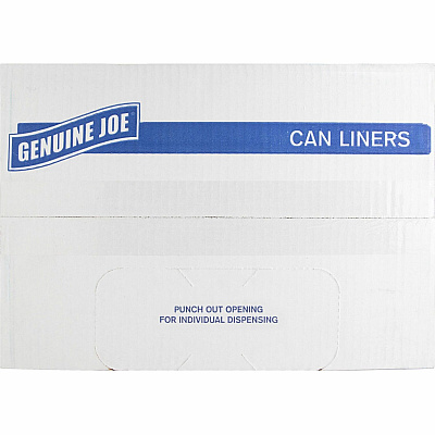 Genuine Joe Heavy-Duty Trash Can Liners (GJO01534)