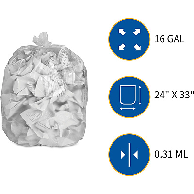 Genuine Joe High-Density Can Liners (GJO01756)