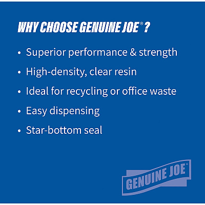 Genuine Joe High-Density Can Liners (GJO01757)