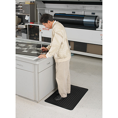 Genuine Joe Flex Step Rubber Anti-Fatigue Mats (GJO70373)