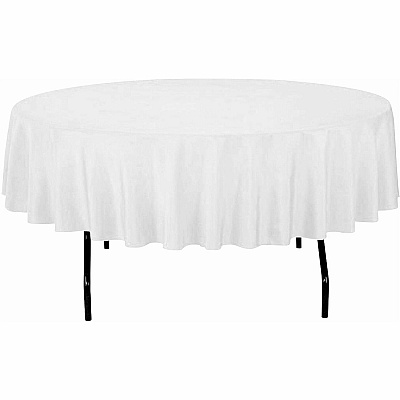 Tablemate Table Set Round Tablecovers (TBL84WH)