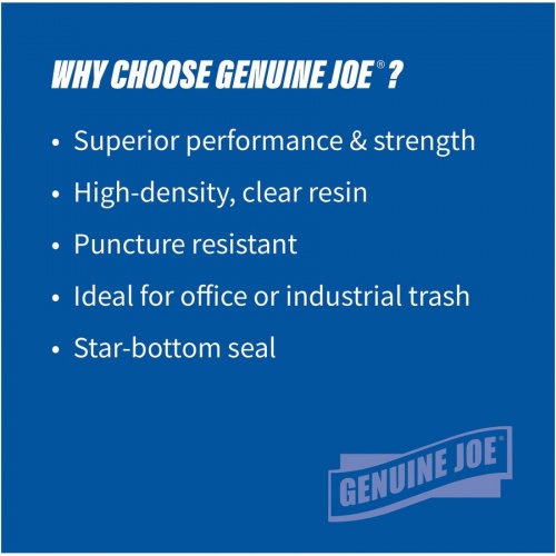 Genuine Joe High-density Can Liners (01760)