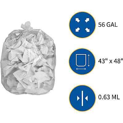 Genuine Joe High-density Can Liners (GJO01760)