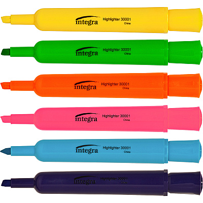 Integra Chisel Desk Liquid Highlighters (ITA30001)