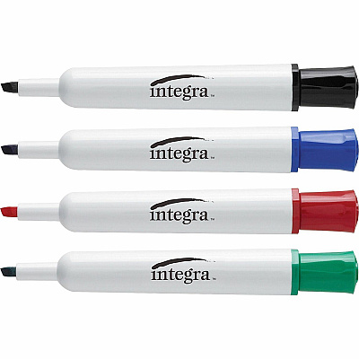 Integra Chisel Point Dry-erase Markers (ITA30015)