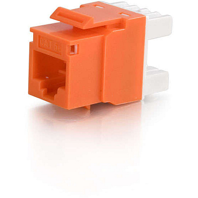 C2G Cat5e Keystone Jack Orange (03795)
