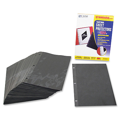 C-Line Traditional Standard Weight Polypropylene Sheet Protector (CLI03213)