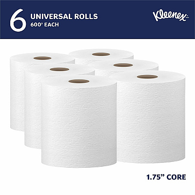 Kleenex Hard Roll Paper Towels with Premium Absorbency Pockets (KCC50606)