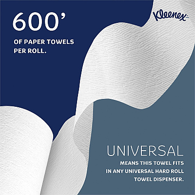 Kleenex Hard Roll Paper Towels with Premium Absorbency Pockets (KCC50606)