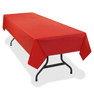 Tablemate Heavy-duty Plastic Table Covers (TBL549RD)