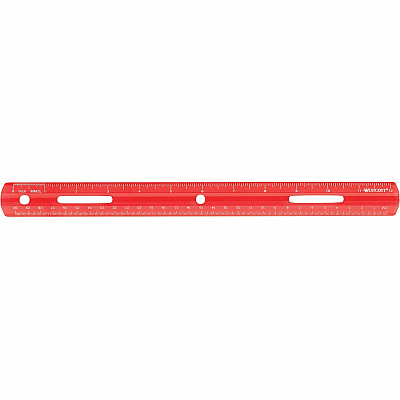 Westcott 12" Plastic Ruler (ACM10526)