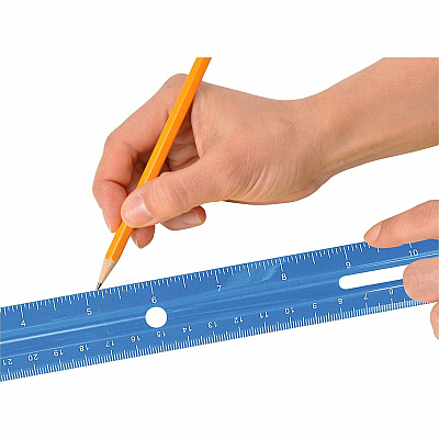 Westcott 12" Plastic Ruler (ACM10526)