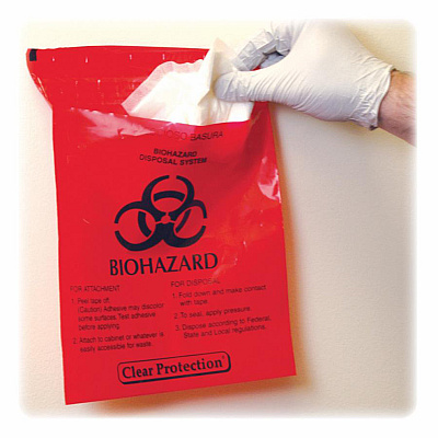 CareTek Stick-On Biohazard Infectious Waste Bags (CTKCTRB042910)