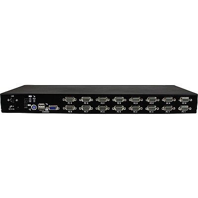 StarTech 16 Port 1u Rackmount Usb Ps/2 Kvm Switch (SV1631DUSB)