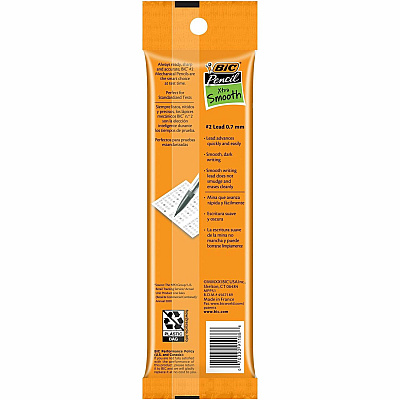 BIC Xtra-Smooth No. 2 Mechanical Pencils With Erasers (BICMPP51)