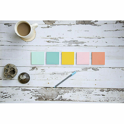 Post-it Notes Original Notepads -Beachside Cafe Color Collection (MMM5401)