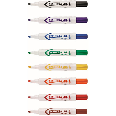 Avery Marks A Lot Desk-Style Dry-Erase Markers (AVE24411)