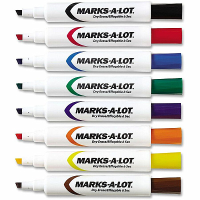 Avery Marks A Lot Desk-Style Dry-Erase Markers (AVE24411)