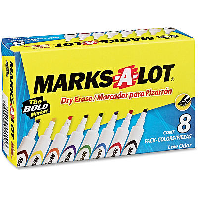 Avery Marks A Lot Desk-Style Dry-Erase Markers (AVE24411)