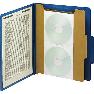 Smead Self-Adhesive CD/DVD Pockets (SMD68144)