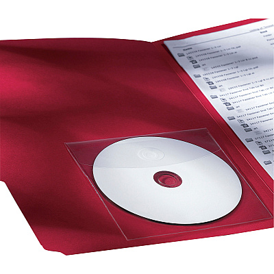 Smead Self-Adhesive CD/DVD Pockets (SMD68144)