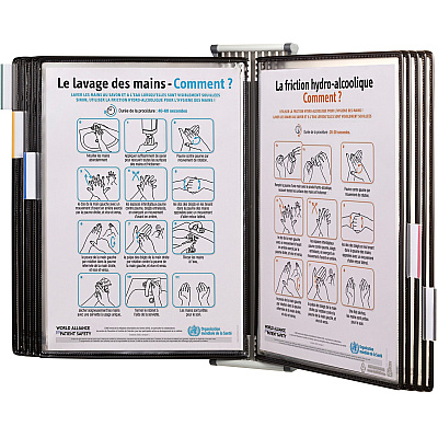 Tarifold Wall-Mountable Antimicrobial Reference Display Unit (TFIWA271)