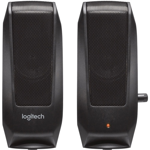 Logitech S-120 2.0 Speaker System - 2.30 W RMS - Black (980000012)