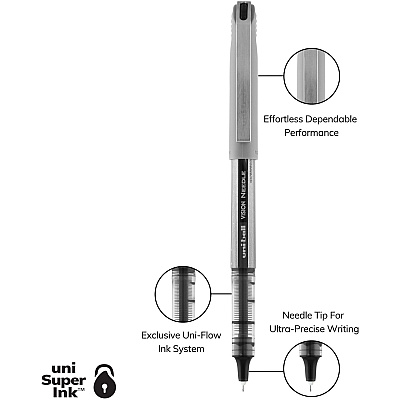 uniball Vision Needle Rollerball Pens (UBC1734903)
