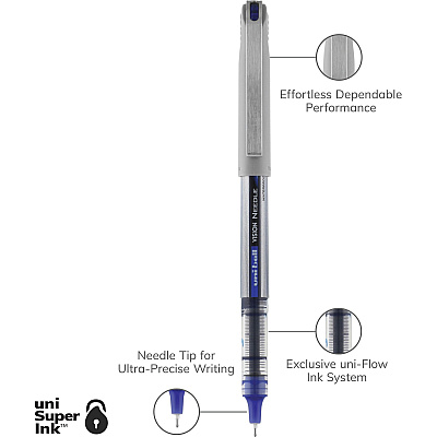 uniball Vision Needle Rollerball Pens (UBC1734904)