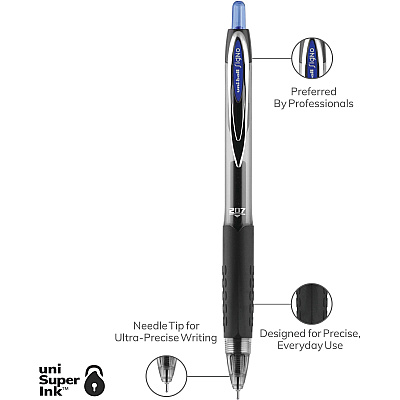 uniball 207 Needle Gel Pens (UBC1736098)